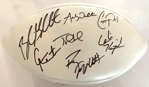 2011 Wilson NFL Autographed Football Colin Kaepernick/Cam Newton/Dalton & More - Picture 1 of 6