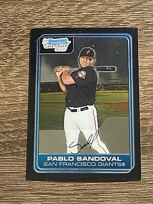 Pablo Sandoval - 2006 1st Bowman Cromo - Tarjeta #181 - Gigantes de San Francisco Foto 1 de 2