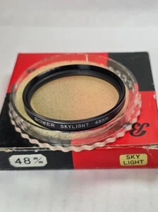 Bower 48mm Skylight1A Coated Glass Lens Filter sky 1A Japan 48 mm Skylight-1 E48 - Picture 1 of 5