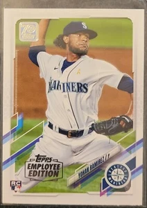 2021 Topps Employee Edition Yohan Ramirez RC Rare Parallel #519 Mariners - Picture 1 of 2