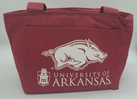 University of Arkansas Lunch Bag  Arkansas Razorbacks Insulated Lunchbox Cooler Cover