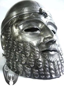 14ga Sca Larp Medieval Combat Face Plate Late Roman Helmet Knight Helmet - Picture 1 of 4