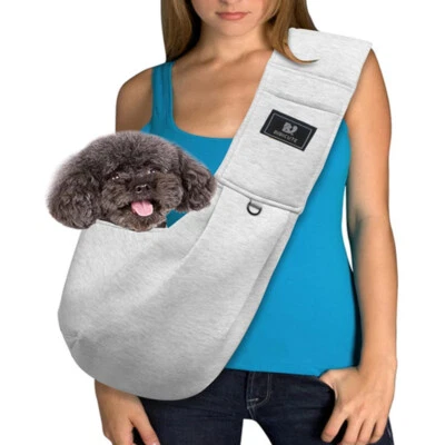 Mochila de transporte de algodón con cabestrillo para mascotas cachorros perros Bolso de hombro EE. UU. Foto 1 de 4