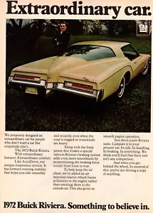 1972 Oldtimer AD Neu '72 Buick Riviera Außergewöhnliches Auto! 030523 - Bild 1 von 1