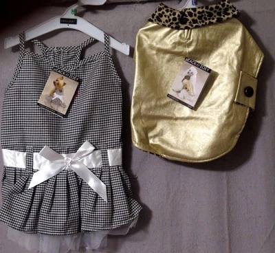 ZACK & ZOEY Goldie пальто (маленький) или имбирь блестящий со стразами платье (x-маленький) новый с этикетками - Изображение 1 из 4