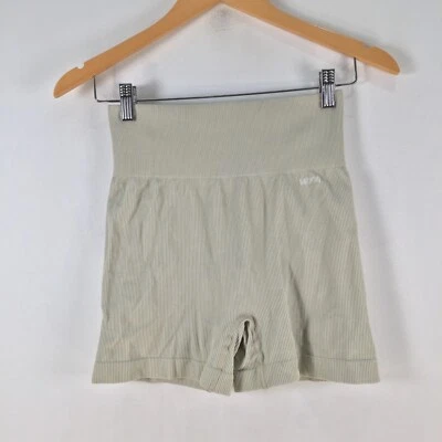 Pantalones Cortos Bicicleta Zorro Blanco Mujer S Beige Elástico Medias Fitness Gimnasio 107743 Foto 1 de 4