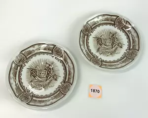 J&G Meakin England AMERICANA Ironstone 5.75" Saucers, Qty 2, Vintage 1970s - Picture 1 of 5