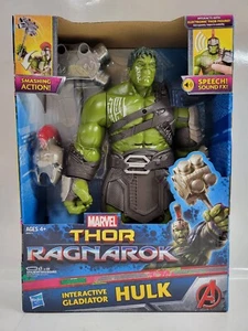 (NEW)2017 Marvel Thor Ragnarok Interactive Gladiator Hulk Speech Sound FX Smash - Picture 1 of 8