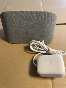 Google Nest Hub Max Base And Power Supply Cable Cord Only - Picture 1 of 9