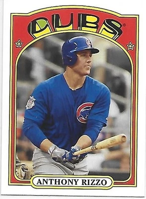 2013 Topps Baseball '72 Topps Minis Anthony Rizzo Cubs - Image 1 of 2