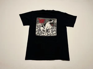Maglietta Vintage Y2k Nicaraguense Death Squad Metal Band Tee Medium Nero Cane - Foto 1 di 8