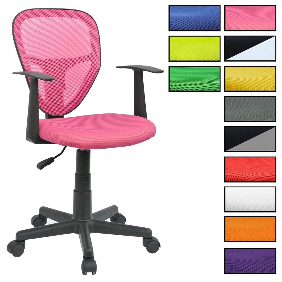 Kinder Schreibtischstuhl höhenverstellbar Bürostuhl mit Armlehnen - Bild 1 von 1