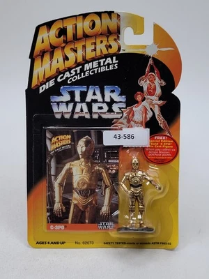 Литые под давлением металлические коллекционные предметы Star Wars Action Masters C3PO - Изображение 1 из 4