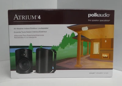 Altavoces exteriores Polk Audio Atrium 4 (par, negros) Foto 1 de 4