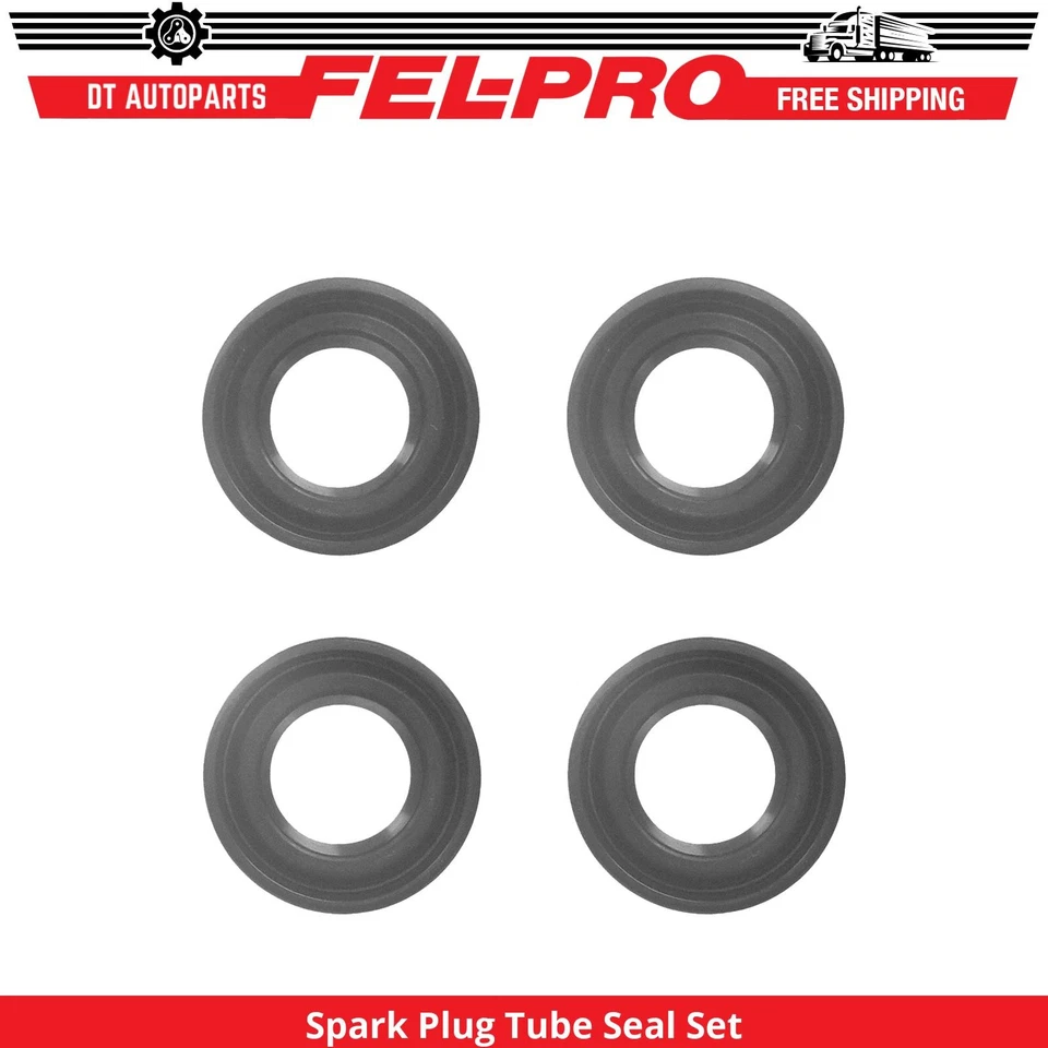 For 1989-1997 Geo Prizm Spark Plug Tube Seal Set Fel-Pro 1990 1991 1992 1993 - Image 1 of 1