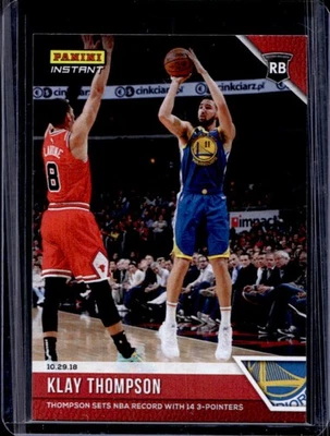 2018-19 Panini Instant NBA Klay Thompson #26 Warriors - Image 1 of 2