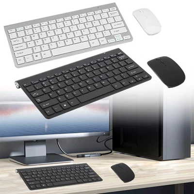 2.4G Cordless Wireless Keyboard Ultra Slim and Mouse Set Combo For MAC PC Laptop - Image 1 of 4