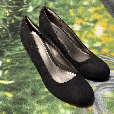 Cuñas para mujer Dexter de gamuza negras talla 7,5 Foto 1 de 4