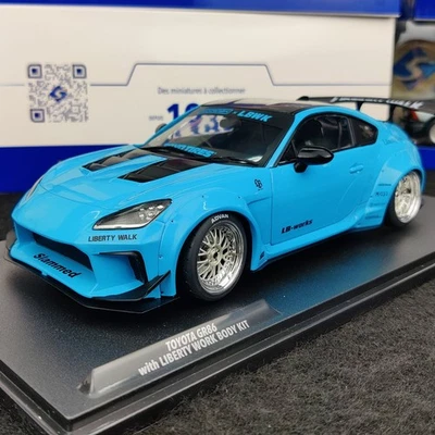 KIT BODY AUTO SOLIDO TOYOTA GR86 LBWK BABY BLUE 2024 1:18 NUOVO.B S1813601 - Immagine 1 di 4