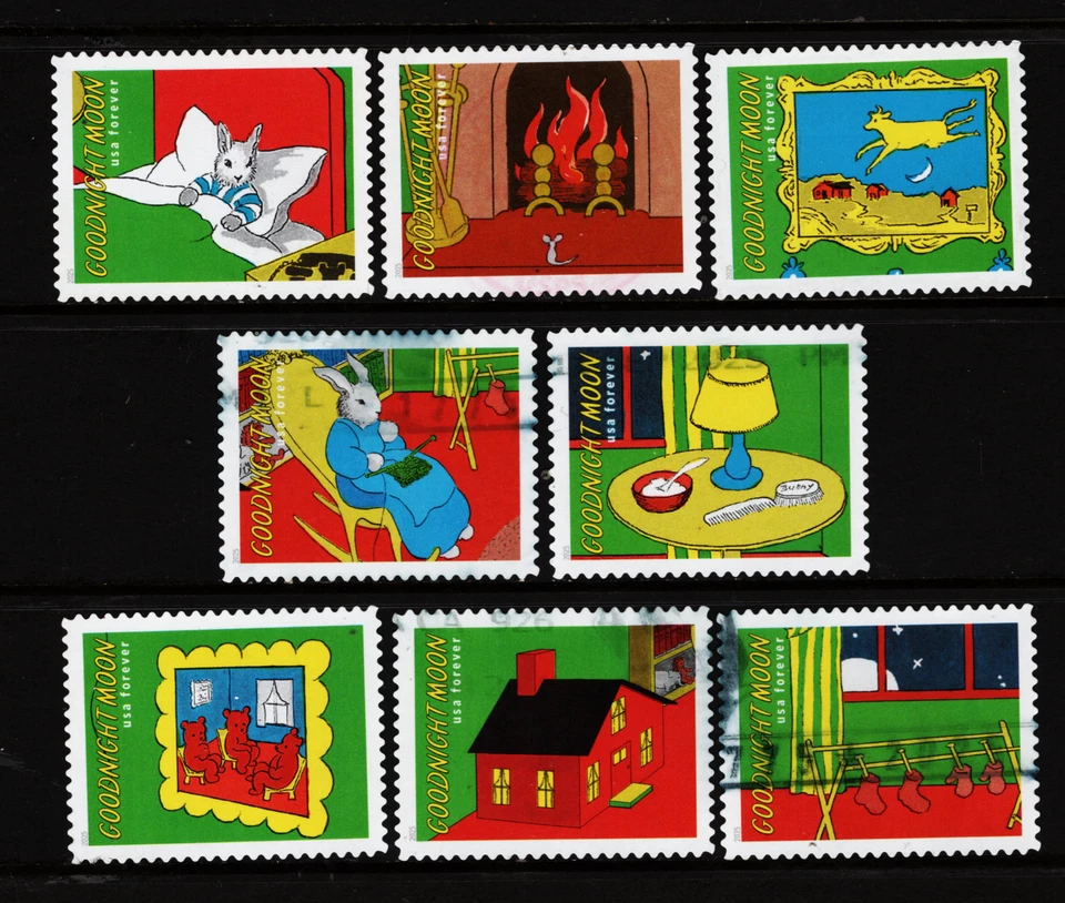 OFF paper #6002-09 Goodnight Moon  (used set of 8)Forever 2025 – f431 - Image 1 of 1