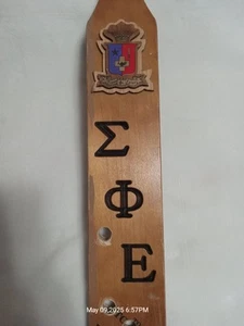 De colección Universidad de Oklahoma OU Paddle - Sigma Phi Epsilon Fraternidad PRONTO - Imagen 1 de 7