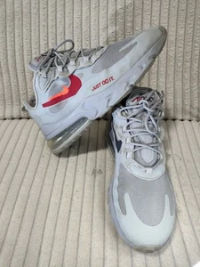 Men's Nike Air Max 270 React Wolf Grey Trainers UK Size UK 9.5 - Picture 1 of 13