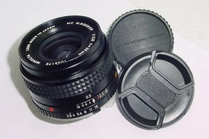 MINOLTA 35mm F/2.8 MC W.ROKKOR Manual Focus Wide Angle Lens - Picture 1 of 5
