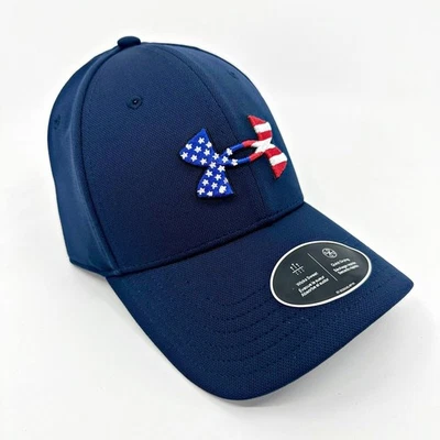 Мужская классическая облегающая кепка Under Armour UA Freedom Blitzing Academy темно-синяя - Изображение 1 из 4