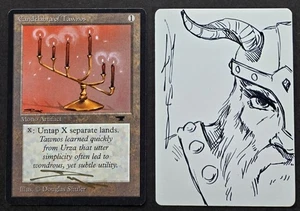 SKETCHED MtG Magic D Shuler Artist Proof _ Antiquities _ CANDELABRA OF TAWNOS _ - Bild 1 von 3