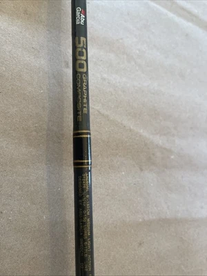 Vintage Abu Garcia 500 LXC60ML  2 Pc Casting Fish Rod 6’ 912476 1/4 Oz-5/8 6-17 - Image 1 of 4