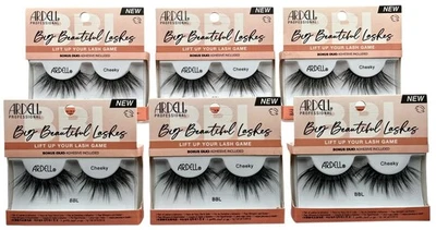 6 Pairs Ardell Big Beautiful Lashes CHEEKY False Eyelashes - Image 1 of 4