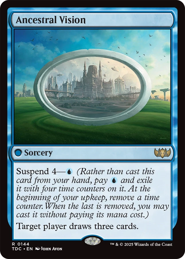 MTG Ancestral Vision (English ) TDC - Image 1 of 1