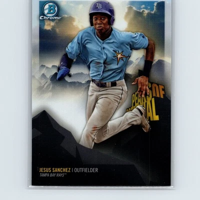 2018 Bowman Chrome - Peaks of Potential Jesus Sanchez #PP-JS - Tampa Bay Rays - Image 1 of 2
