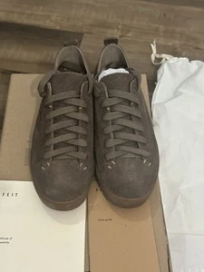 Feit Latex Low Suede Brown Sneakers Sz 35 US Women’s 5 Made In Italy NIB - Picture 1 of 10