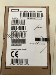 K2P94B P03799-001 HP 3PAR StoreServ 8000 1.8TB 10K RPM 2.5in SAS HDD Hard Drive - Picture 1 of 2