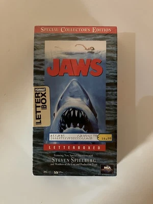 Jaws 1975 VHS MCA Letterboxed Format Special Collector’s Edition - Image 1 of 4
