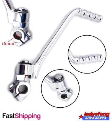 Универсальная деталь педали запуска рычага стартера мотоцикла квадроцикла 16 мм для 50cc-160cc - Изображение 1 из 4