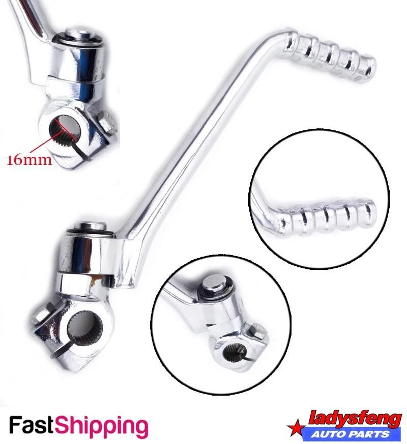 Pieza universal de pedal de arranque de palanca de arranque para motocicleta ATV 16mm para-50cc-160cc Foto 1 de 4