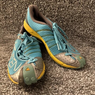 Keen Women’s Blue Yellow Trail Running Shoes 52014 US 7 Hiking Minimalist Style - Image 1 of 4