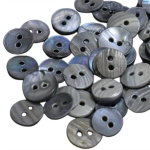 Handcrafted Polish Mother of Pearl Shell Buttons for Clothing Accessories-11MM - Picture 1 of 2
