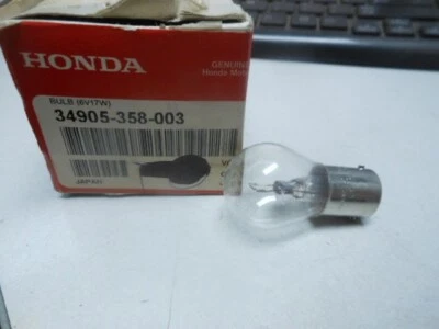 Lâmpada NOS Honda 6V17W 70-72 CB100 68-69 CA175 73-82 CB125 34905-358-003 - Imagem 1 de 4