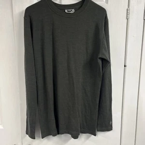 Smartwool Sweater Mens XL Charcoal Gray, Merino Wool Pullover, Round Neck - Picture 1 of 3