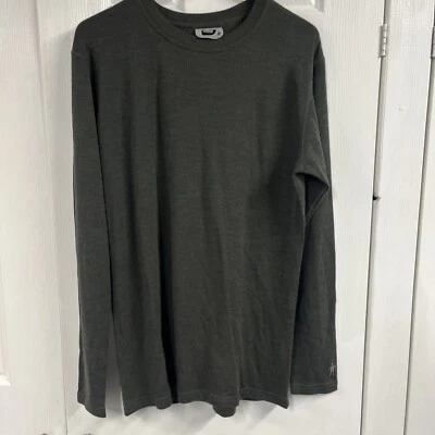 Smartwool Sweater Mens XL  Charcoal Gray,  Merino Wool Pullover, Round Neck - Image 1 of 3