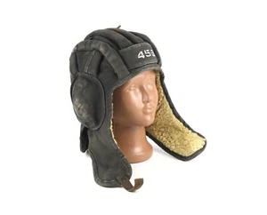 Original Vintage Soviet Union USSR tanker tankman Tank Cap Helmet  WINTER - Picture 1 of 8