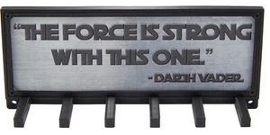 Star Wars Race Medal Holder Hanger Display Rack Force Is Strong With This One - Picture 1 of 6