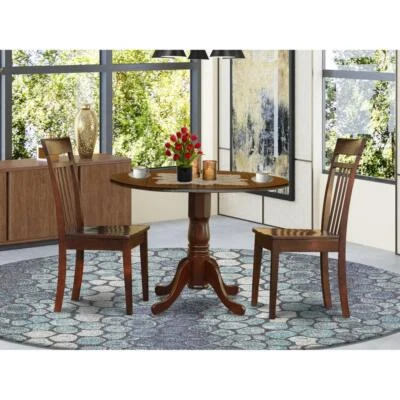 3  Pc  Kitchen  nook  Dining  set-small  Table  and  2  Dining  Chairs - Image 1 of 4