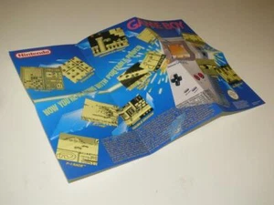Advertising Material ~ Nintendo Game Boy ~ Nintendo Single Sided - Picture 1 of 1