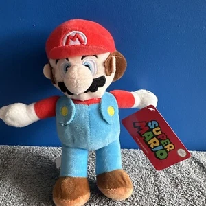 Super Mario Bros Plush Doll Mario Soft Stuffed plush Toy 2021 7 inch ages 0+ - Picture 1 of 7