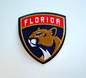 Florida Panthers NHL Team logo hockey su ghiaccio da stirare toppa patch USA - Foto 1 di 3