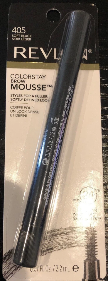 Revlon Colorstay Brow Mousse #405 SOFT BLACK New Sealed - Image 1 of 1